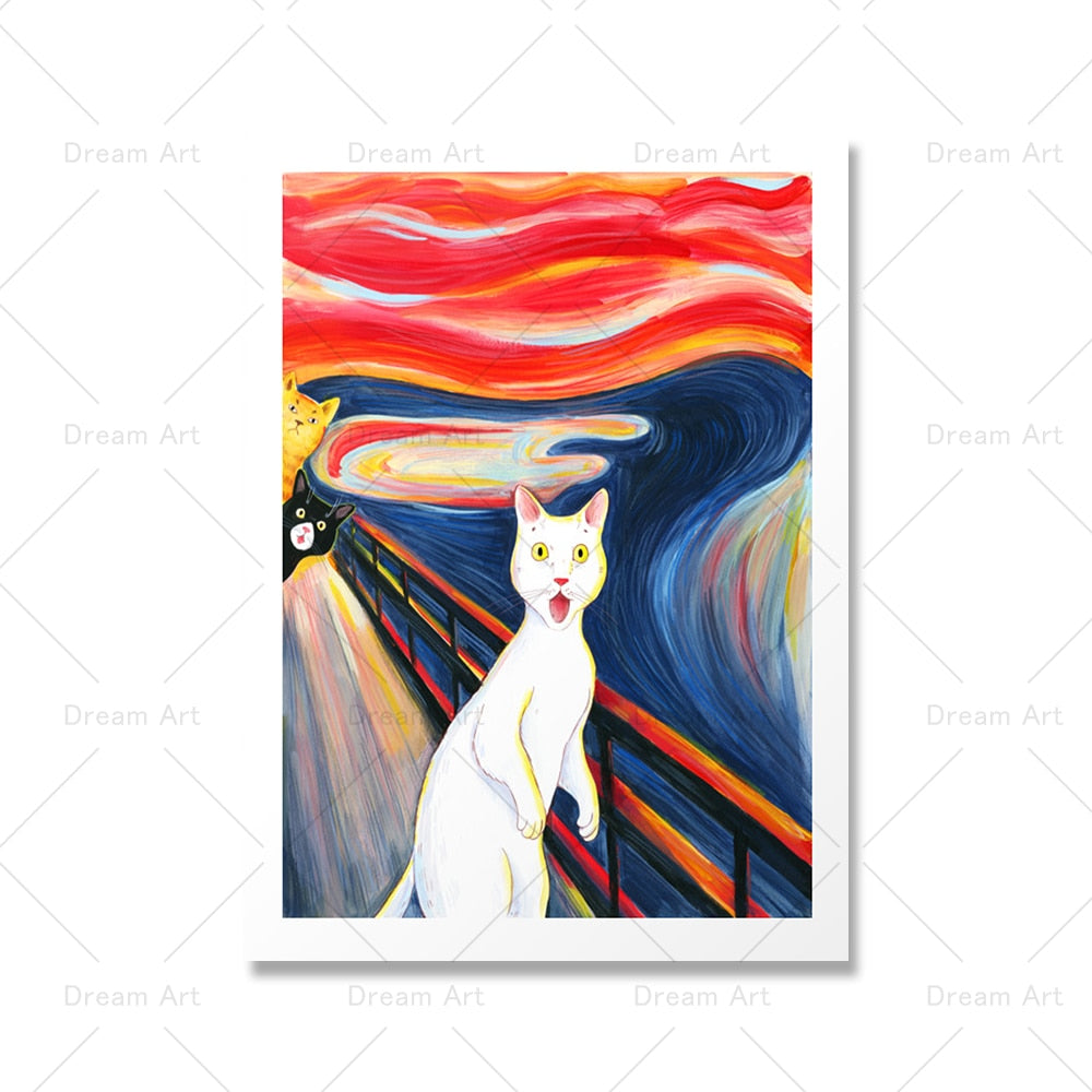 CORX Designs - Classic Artist Cat Painting Canvas Art - Review