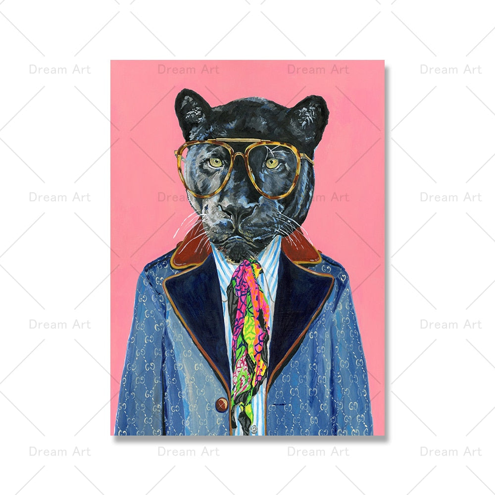 CORX Designs - Fashion Animals in a Suit Art Canvas - Review
