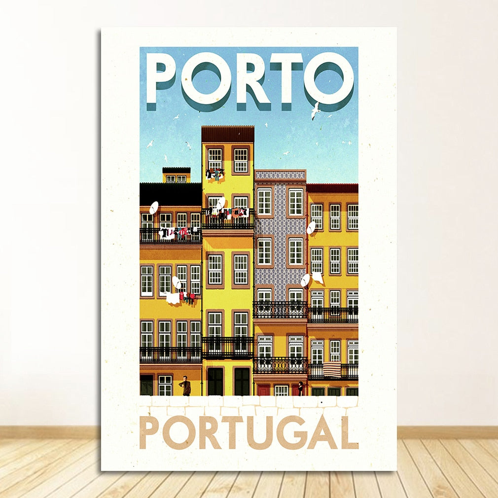 CORX Designs - Portugal Poster Canvas Art - Review