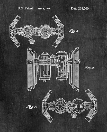CORX Designs - Star Wars Spaceship Blueprint Canvas Art - Review