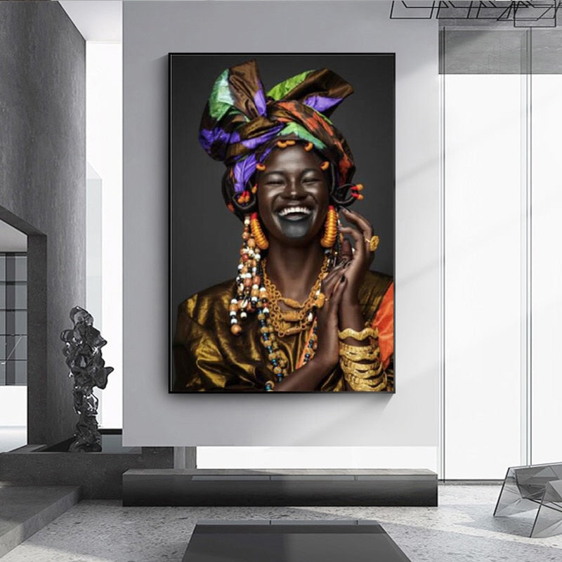 CORX Designs - African Woman with Traditional Wear Canvas Art - Review