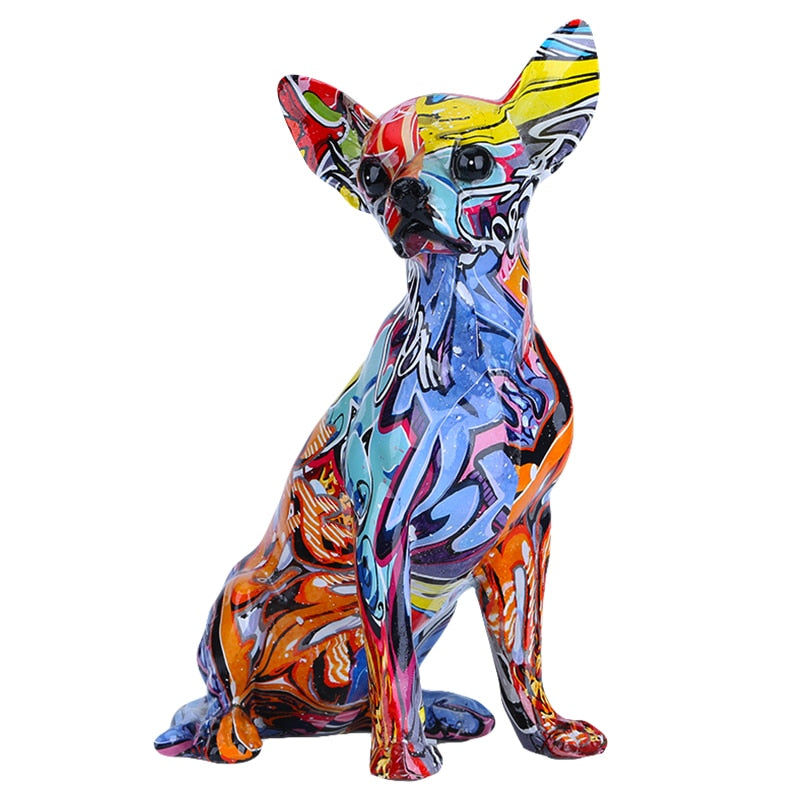 CORX Designs - Graffiti Chihuahua Resin Statue - Review