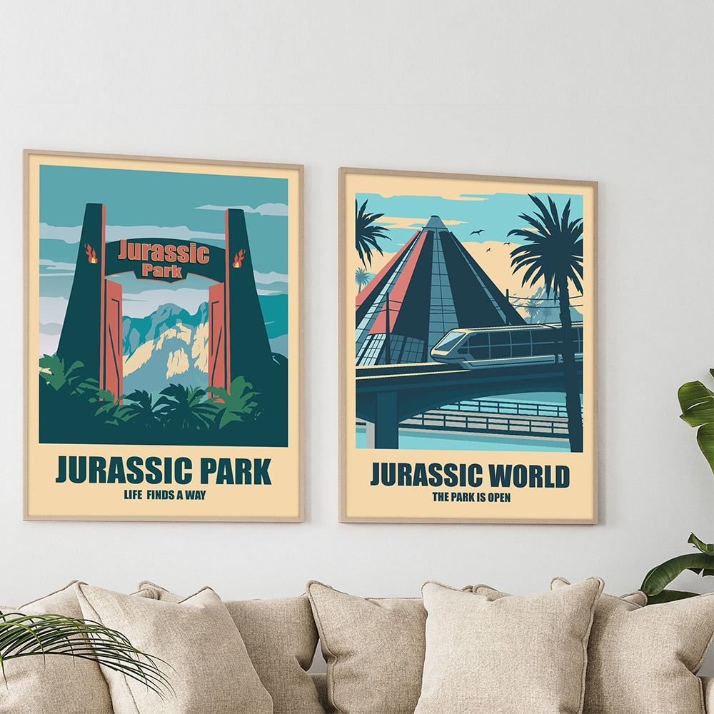 CORX Designs - Jurassic Park Dinosaur Canvas Art - Review