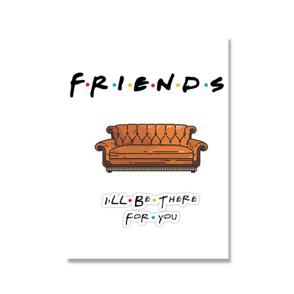 CORX Designs - Friends TV Show Sofa Mirror Canvas Art - Review