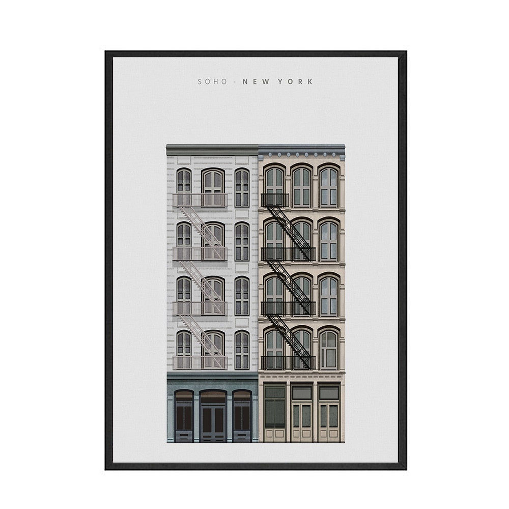 CORX Designs - Cities Architectural Style Canvas Art - Review