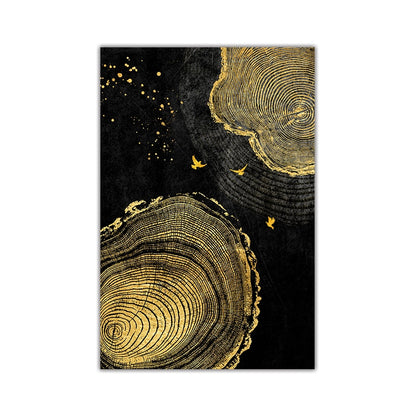 CORX Designs - Golden Wood Texture Flying Birds Canvas Art - Review