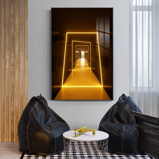 CORX Designs - Modern Lights in the Hallway Canvas Art - Review