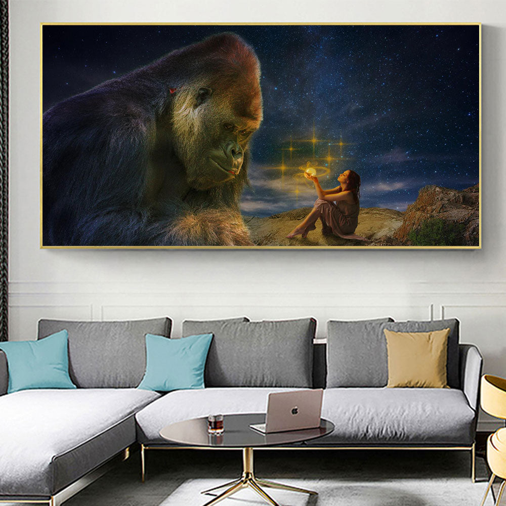 CORX Designs - King Kong and The Beauty Canvas Art - Review