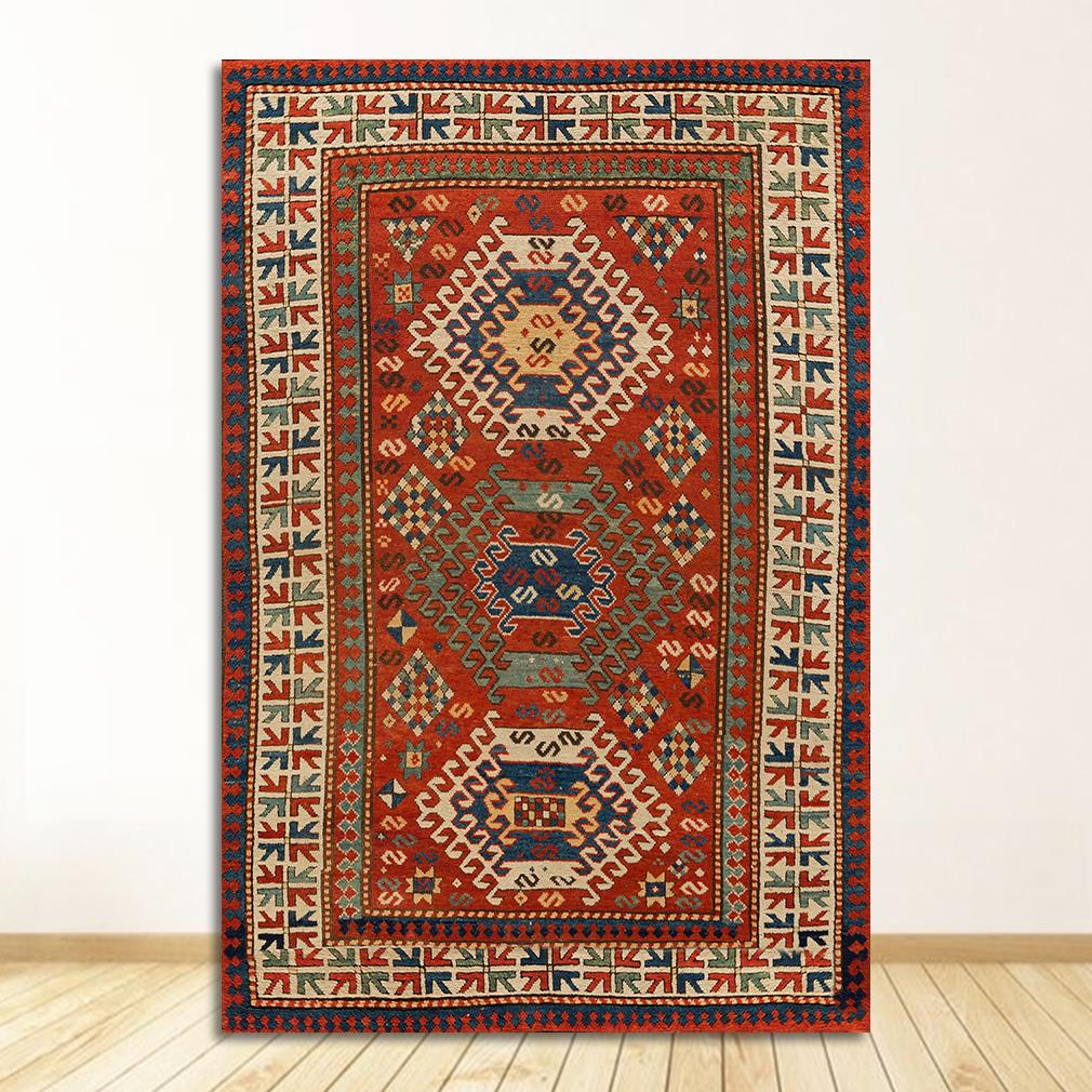 CORX Designs - Antique Persian Carpet Retro Wall Art Canvas - Review