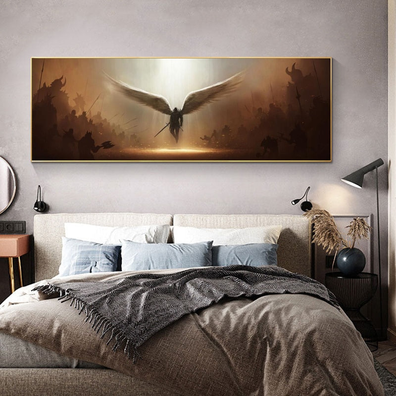 CORX Designs - The Archangel of Justice Tyrael Canvas Art - Review