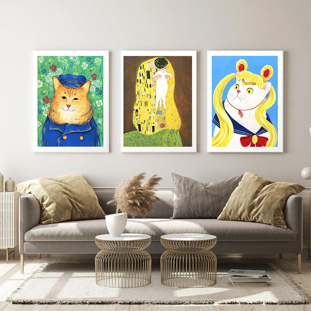 CORX Designs - Classic Artist Cat Painting Canvas Art - Review