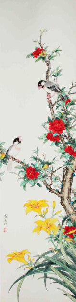 CORX Designs - Chinese Style Flower Bird Canvas Art - Review