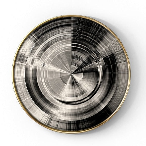 CORX Designs - Industrial Abstract Round Canvas Art - Review