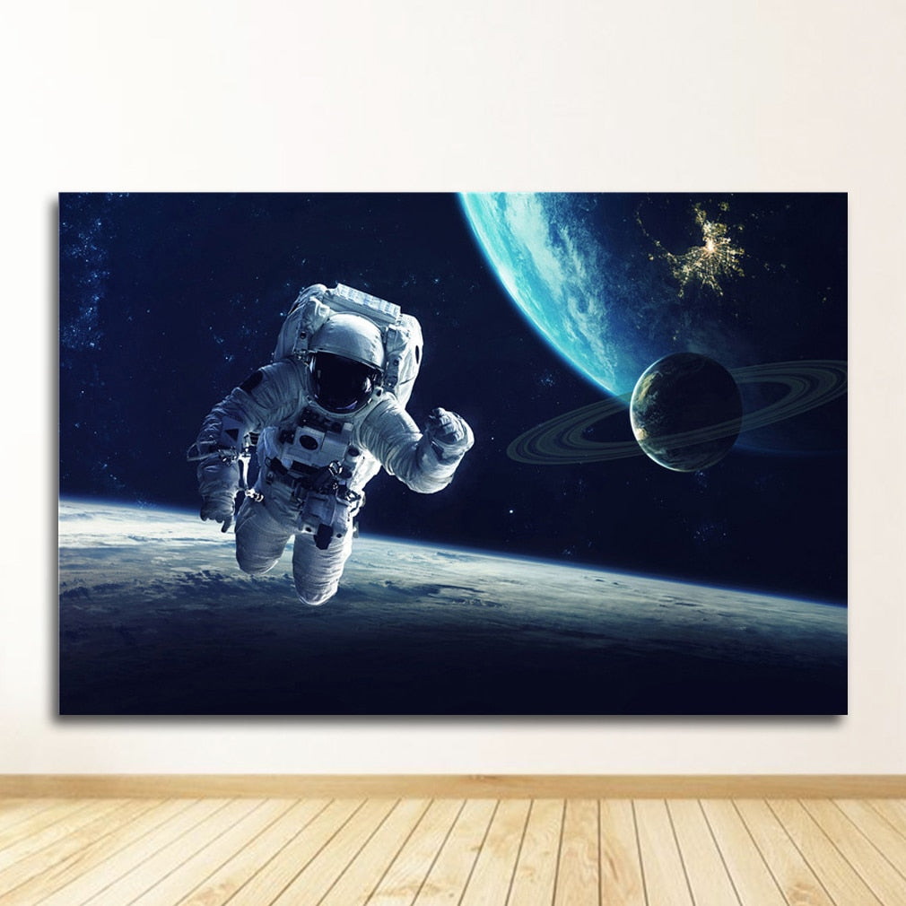 CORX Designs - Meteorite Earth Galaxy Universe Wall Art Canvas - Review