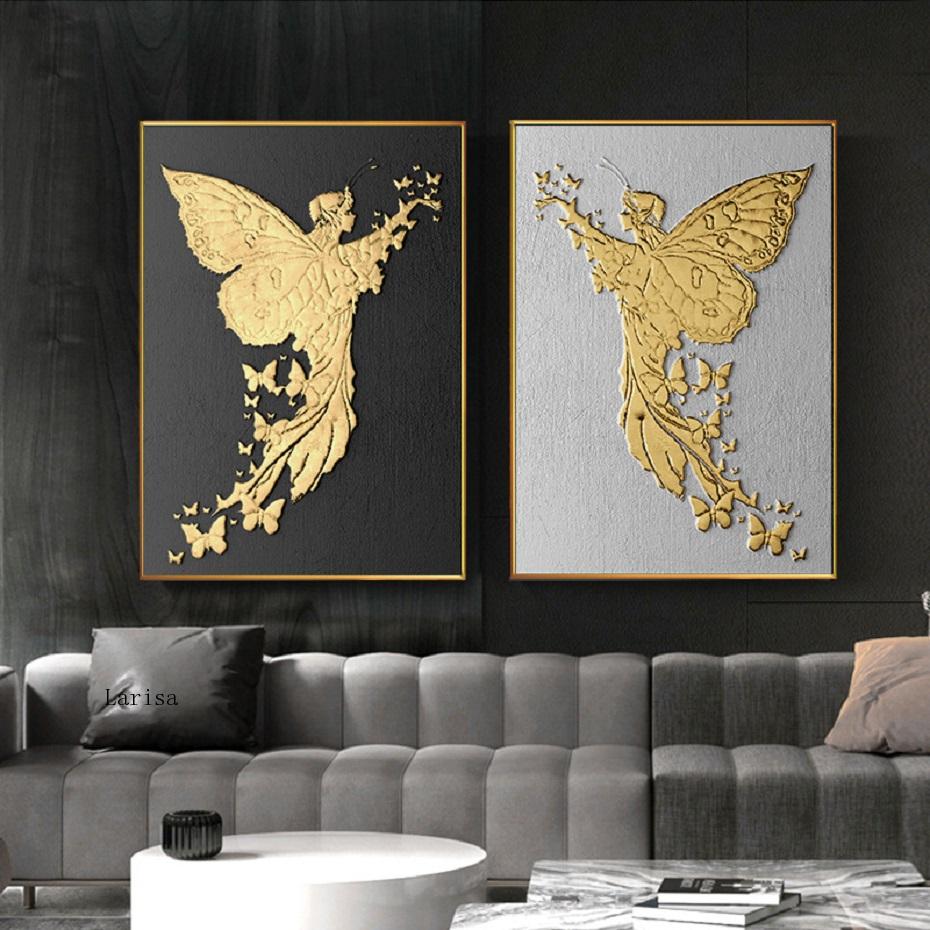 CORX Designs - Gold Angel Canvas Art - Review