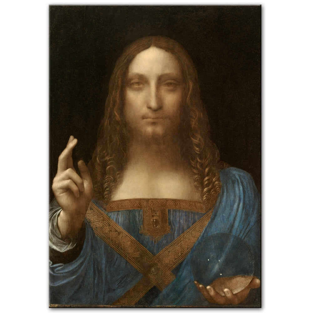 CORX Designs - Salvator Mundi By Leonardo Da Vinci Wall Art Canvas - Review
