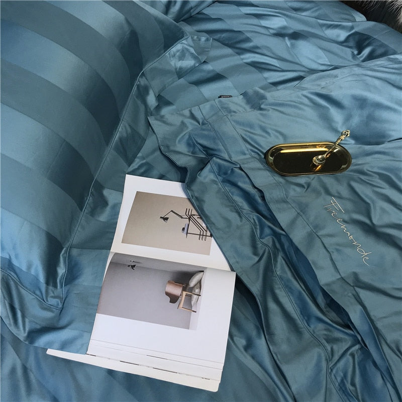 CORX Designs - Lazurite Egyptian Cotton Duvet Cover Bedding Set - Review