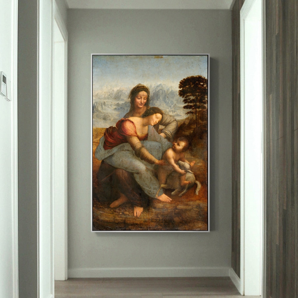 CORX Designs - The Virgin and Child with Saint Anne by Leonardo da Vinci Canvas Art - Review