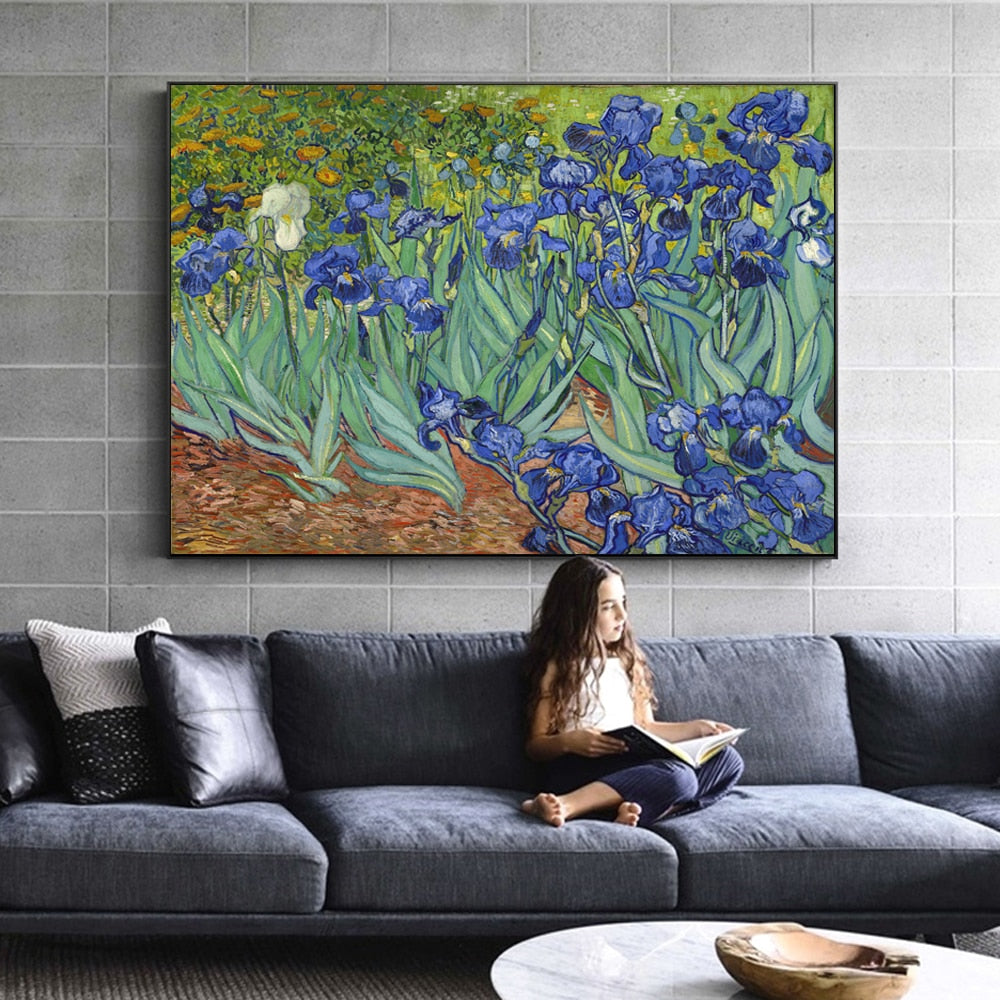 CORX Designs - Irises Flowers by Van Gogh Canvas Art - Review