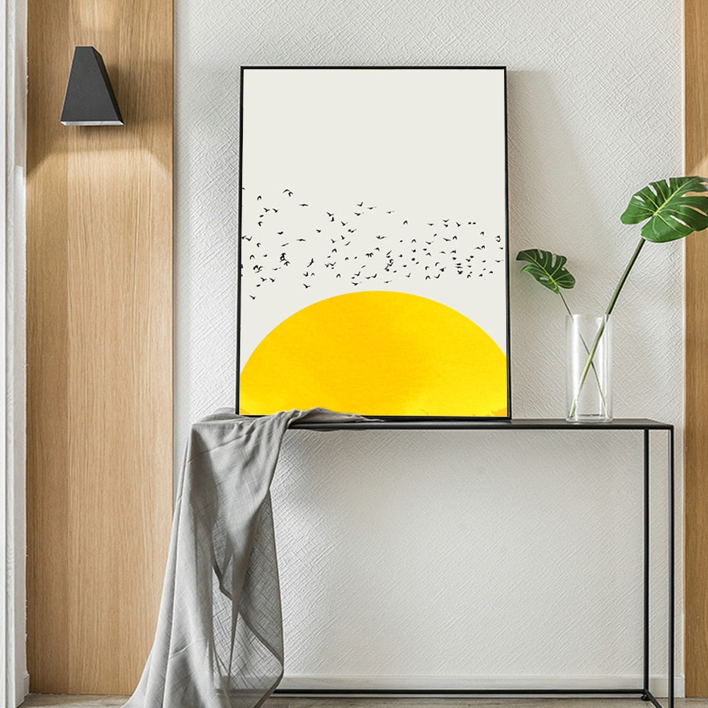 CORX Designs - Birds Above the Sun Canvas Art - Review