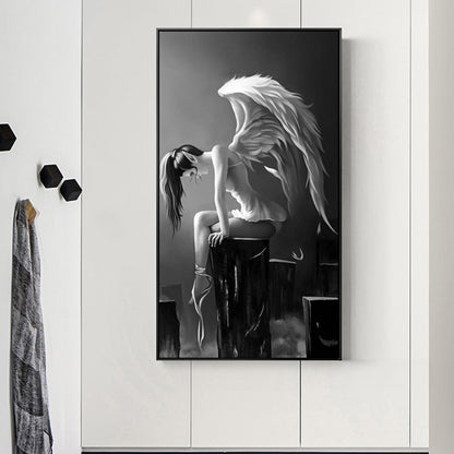 CORX Designs - Angel Wings Black And White Canvas Art - Review