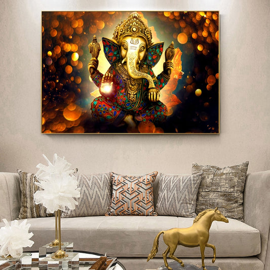 CORX Designs - Lord Ganesha Canvas Painting Art - Review