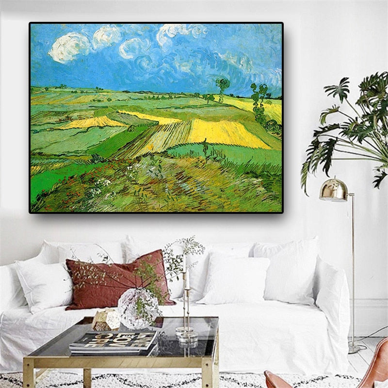 CORX Designs - Wheat Fields Auvers by Van Gogh Canvas Art - Review