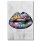 CORX Designs - Abstract Sexy Lips Wall Art Canvas - Review