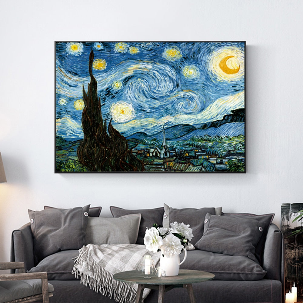 CORX Designs - Starry Night by Van Gogh Canvas Art - Review