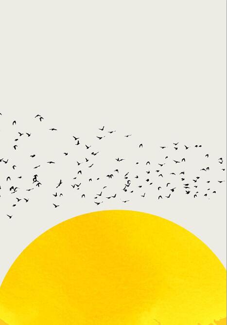 CORX Designs - Birds Above the Sun Canvas Art - Review