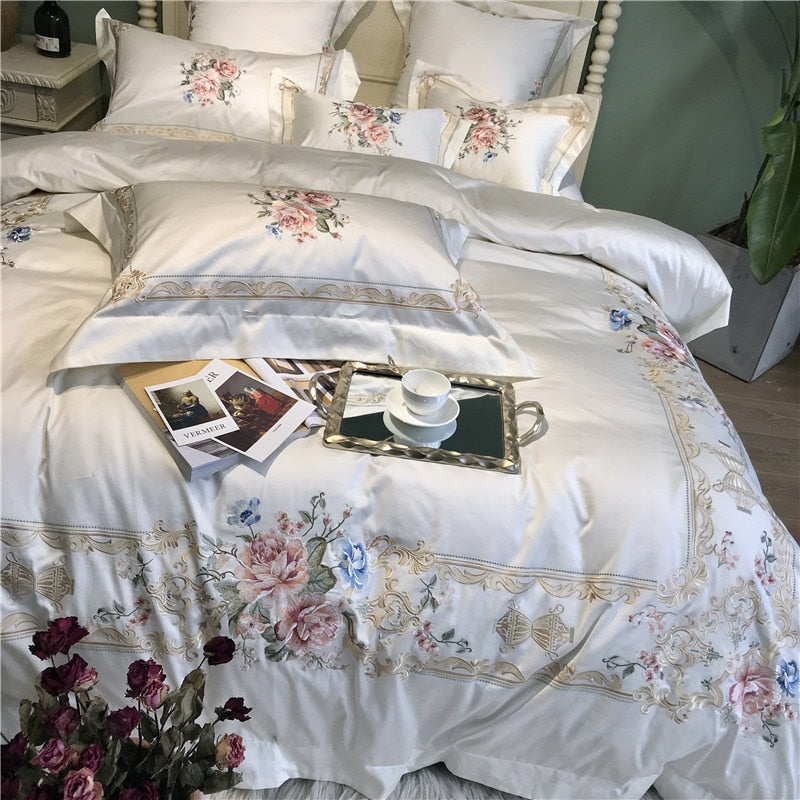 CORX Designs - Florecian Egyptian Cotton Luxury Duvet Cover Bedding Set - Review