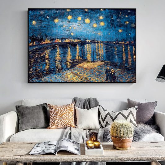 CORX Designs - Impressionist Starry Night By Van Gogh Canvas Art - Review