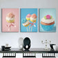 CORX Designs - White and Pink Cupcake Canvas Art - Review