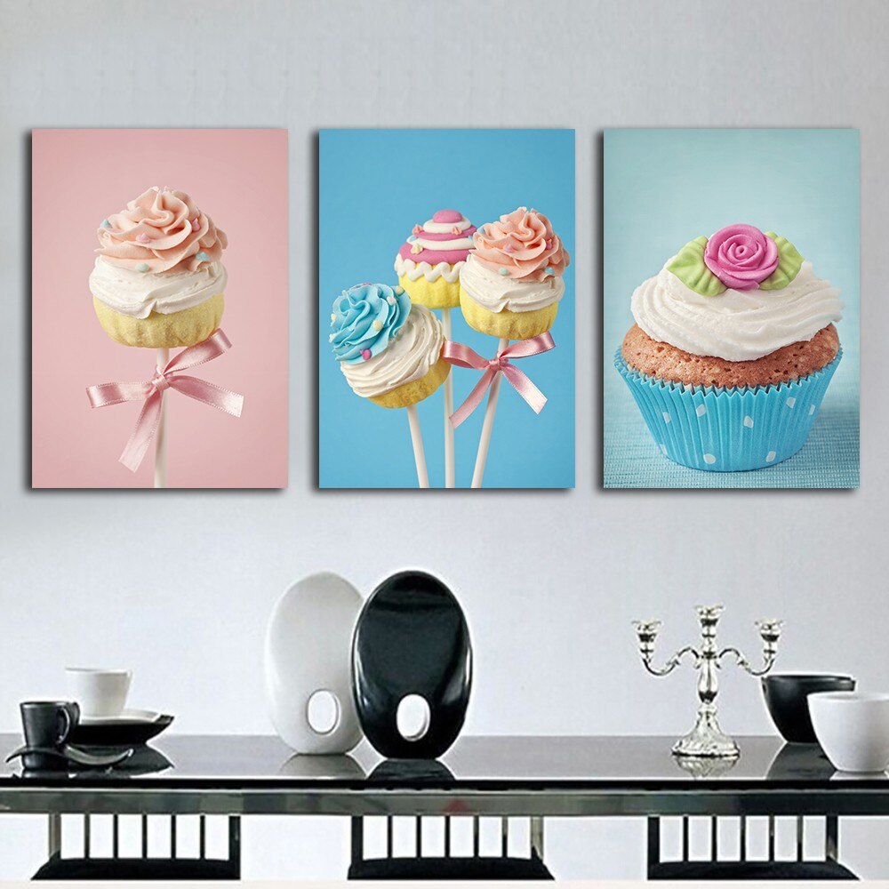 CORX Designs - White and Pink Cupcake Canvas Art - Review