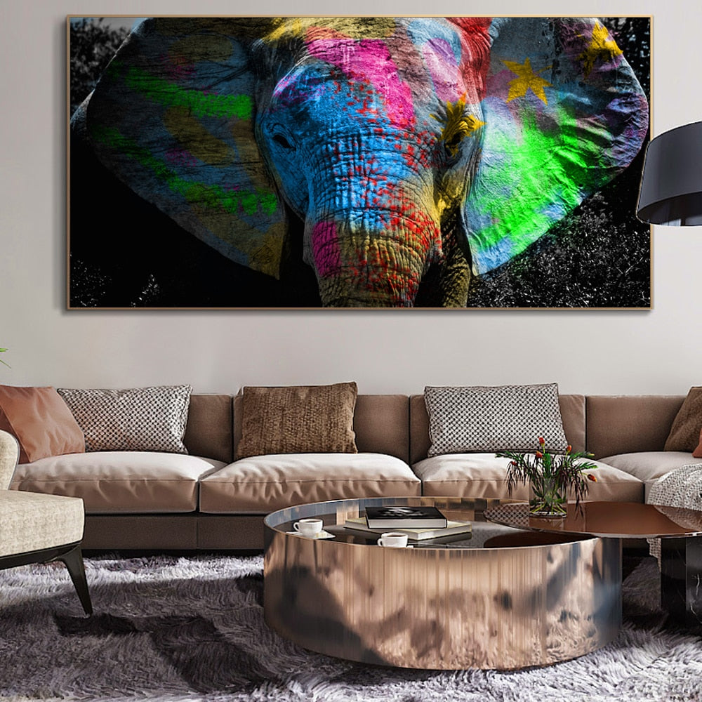 CORX Designs - Graffiti Art Elephant Canvas Art - Review