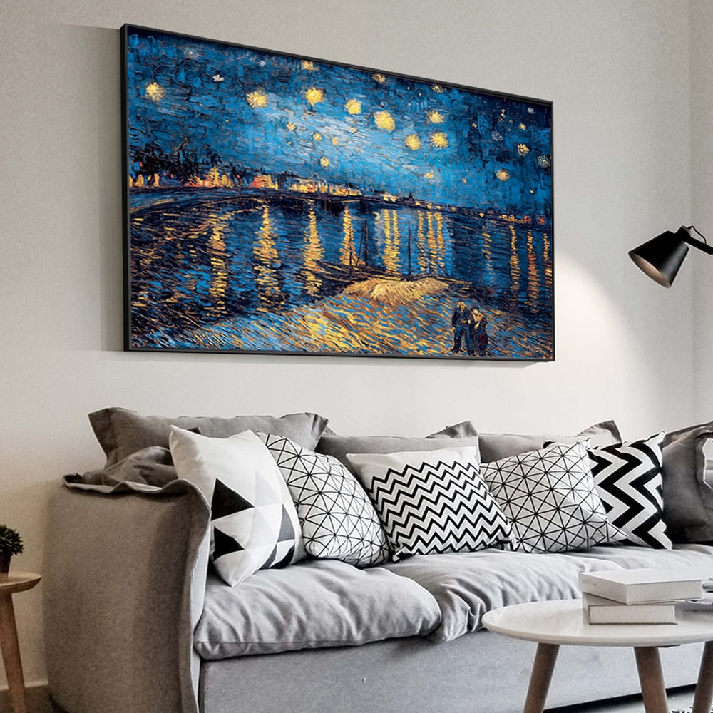 CORX Designs - Impressionist Starry Night By Van Gogh Canvas Art - Review
