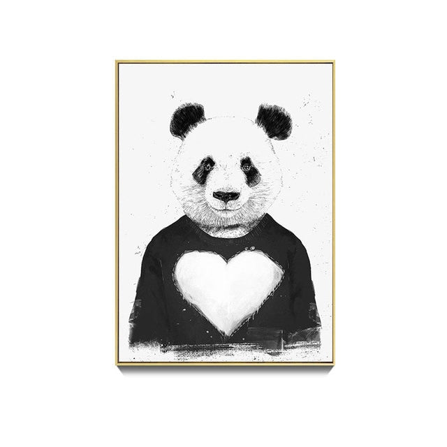 CORX Designs - Cute Panda Bamboo Canvas Art - Review