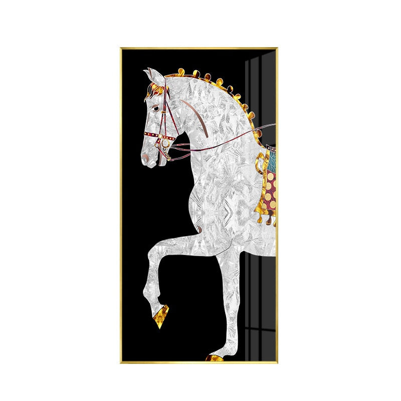 CORX Designs - Luxurious White Horse Canvas Art - Review