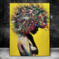 CORX Designs - Abstract Frizzy Hair Girl Wall Art Canvas - Review