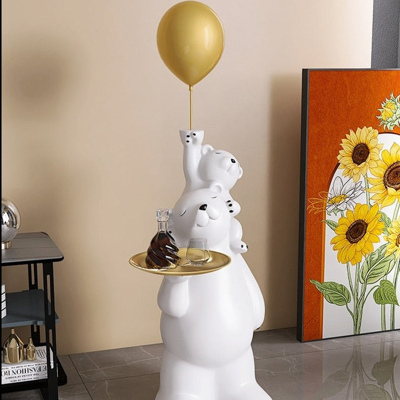 CORX Designs - Polar Bear Cub Balloon Tray Statue - Review