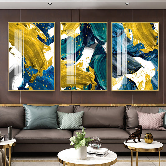 CORX Designs - Golden Blue Foil Nordic Canvas Art - Review