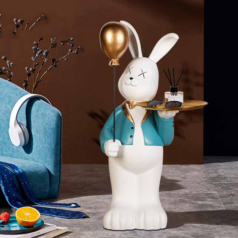 CORX Designs - Bunny Servant Balloon Statue with Tray - Review