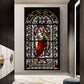CORX Designs - Jesus Christ Mosaic Church Glass Window Canvas Art - Review