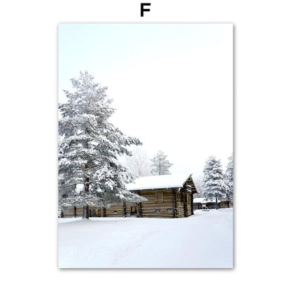 CORX Designs - Winter Snow Forest Pine Highland Cattle Canvas Art - Review