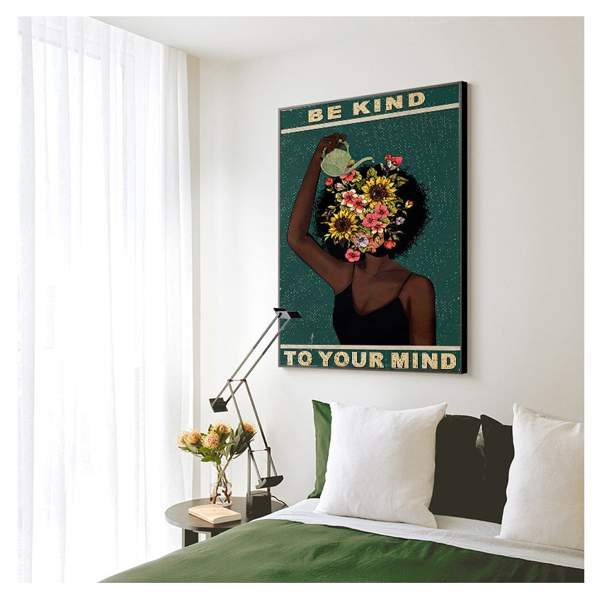 CORX Designs - Be Kind To Your Mind Motivational Canvas Art - Review