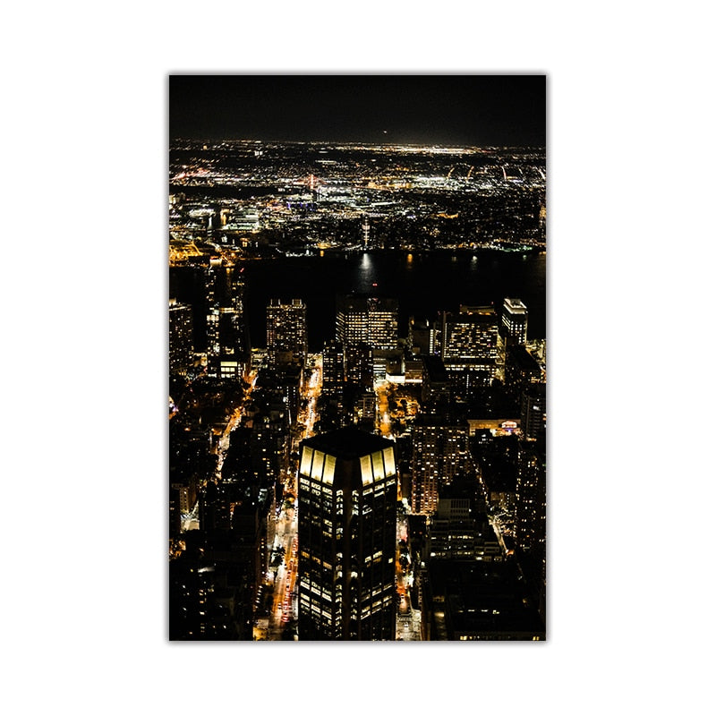 CORX Designs - Night Cities Skylines Canvas Art - Review