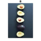 CORX Designs - Doughnut Coffee Blueberry Avocado Blue Canvas Art - Review