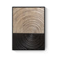CORX Designs - Retro Black Gold Wood Art Canvas - Review