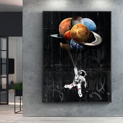 CORX Designs - Cartoon Astronaut Wall Art Canvas - Review