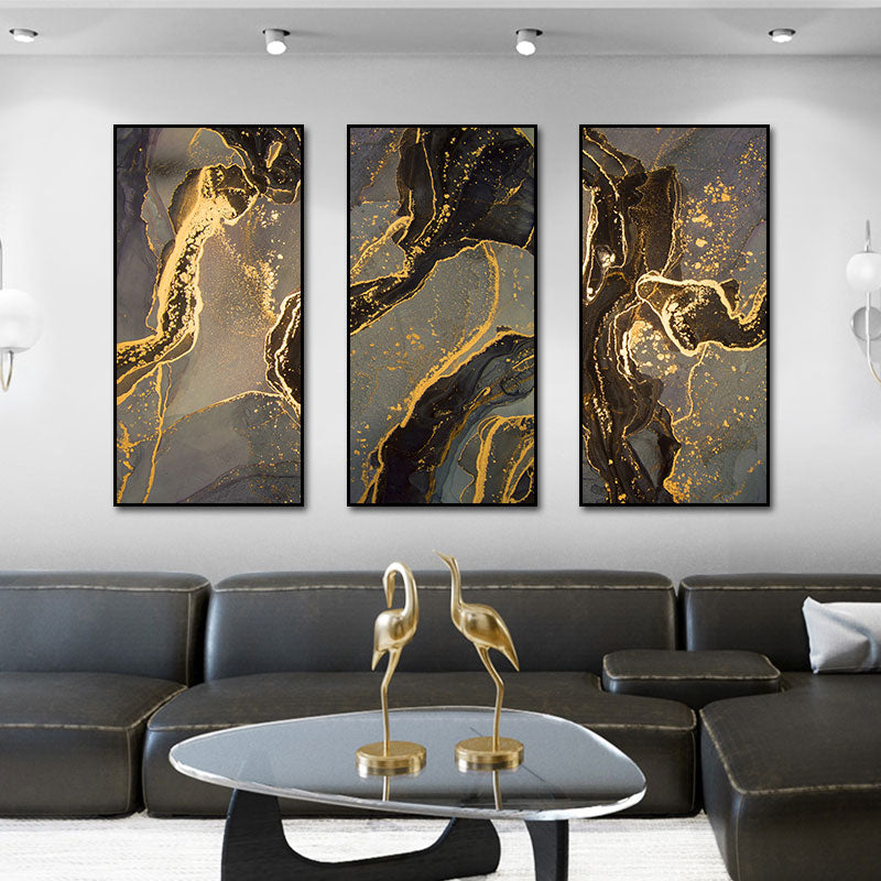 CORX Designs - Gray Gold Marble Canvas Art - Review